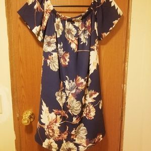 Off the shoulder dress